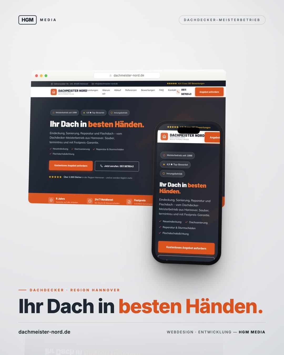 Dachmeister Nord — Ihr Dach in besten Händen.