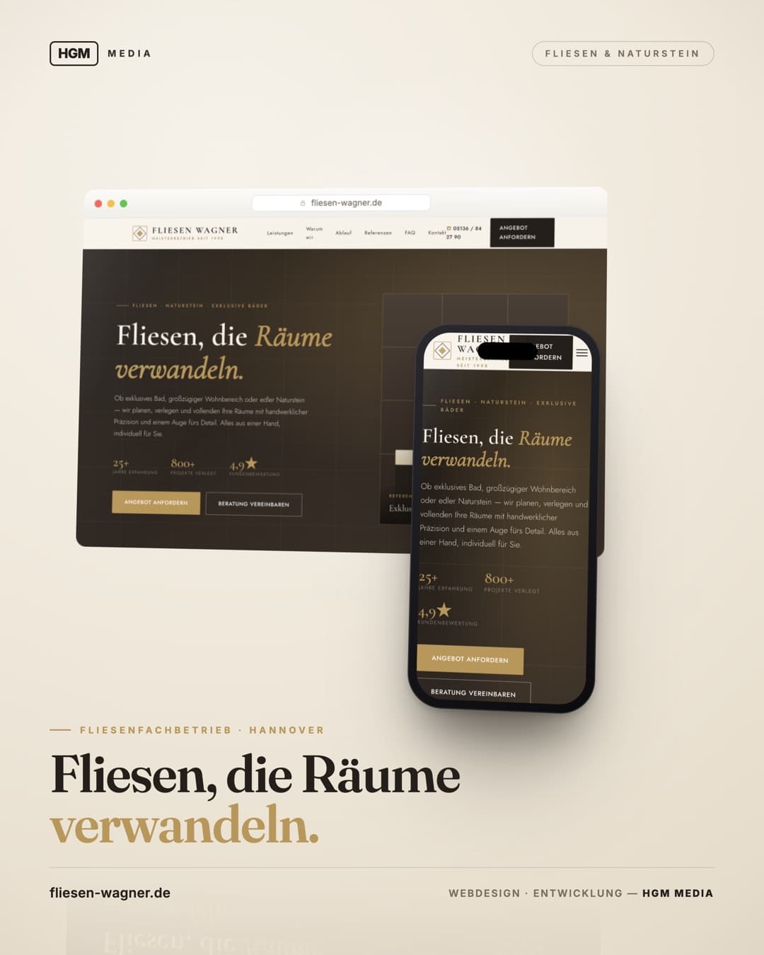 Fliesen Wagner — Fliesen, die Räume verwandeln.