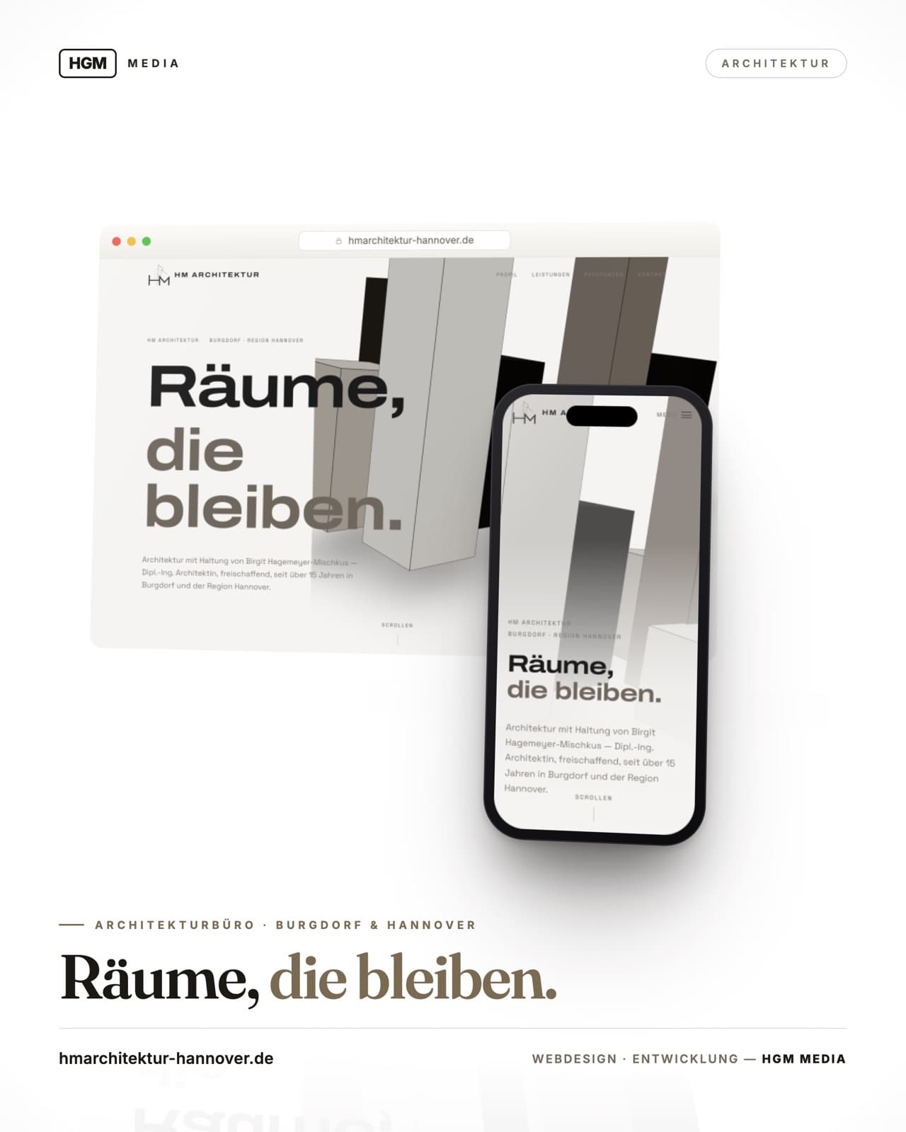 HM Architektur — Räume, die bleiben.