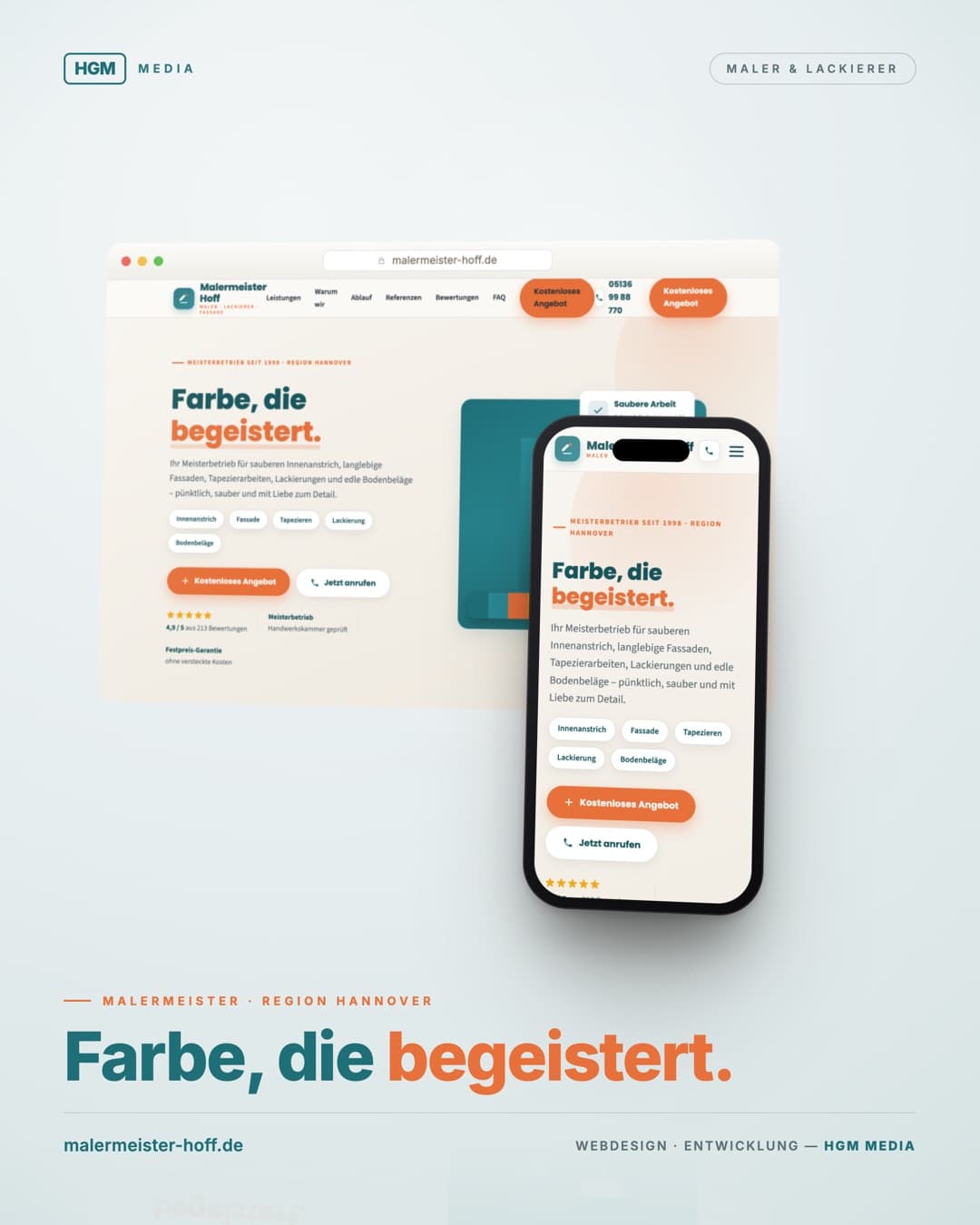 Malermeister Hoff — Farbe, die begeistert.