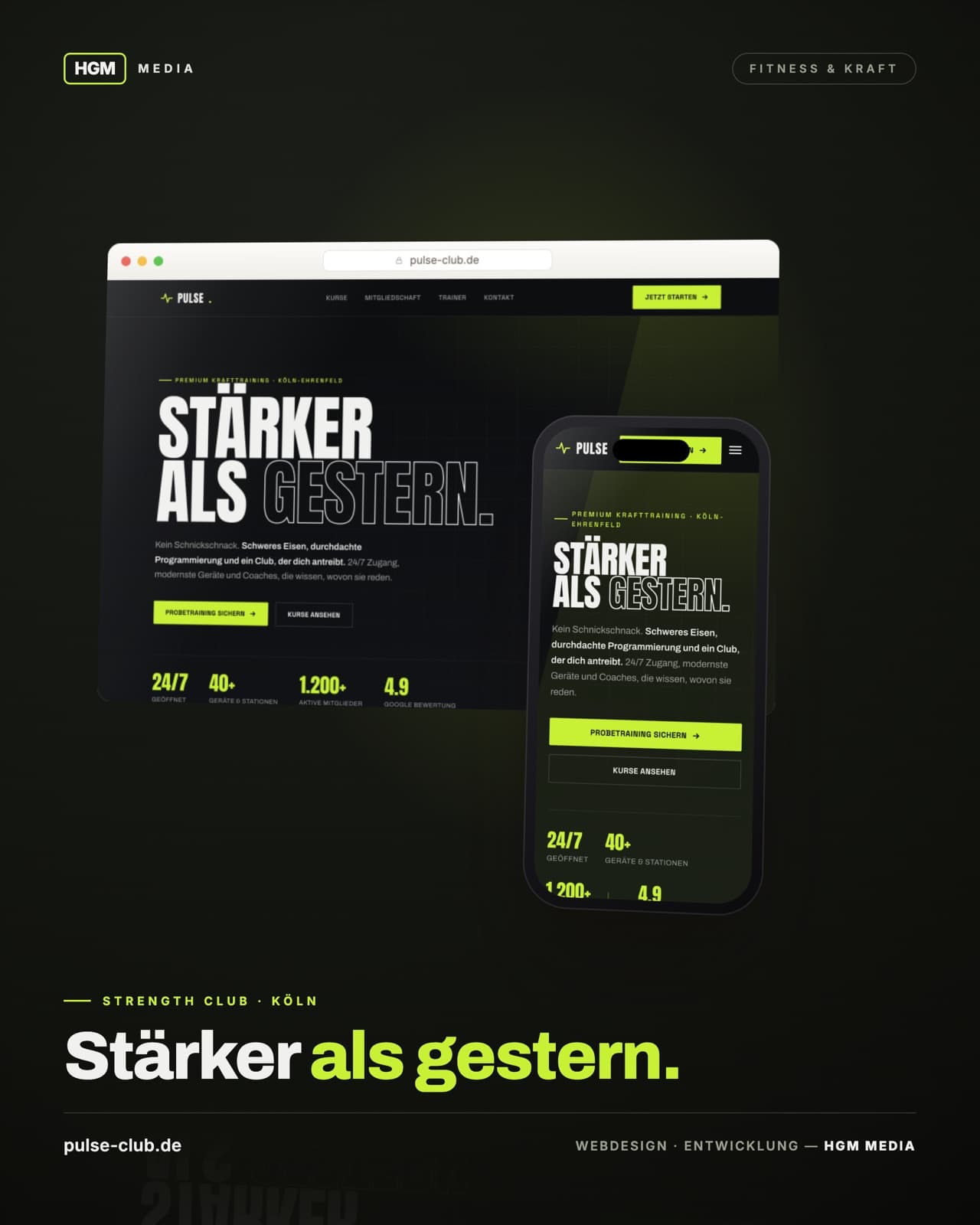 Pulse Club — Stärker als gestern.